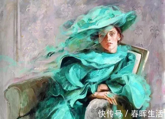 irene@她的油画有一种惊艳脱俗的美,乌克兰天才女画家艾琳·谢里