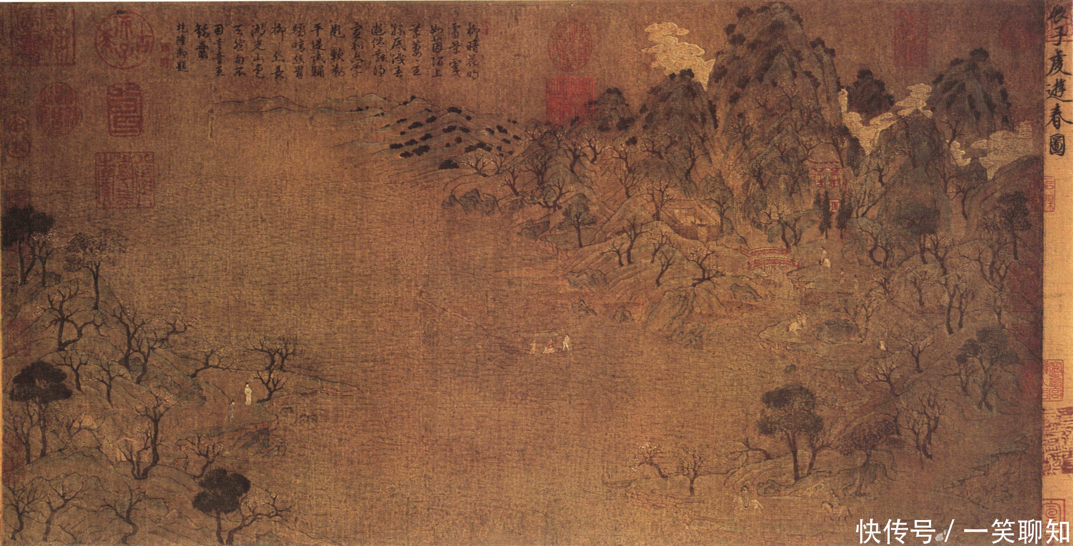 展子虔#中国现存最早的山水画，因故宫没钱收购，差点流落外国