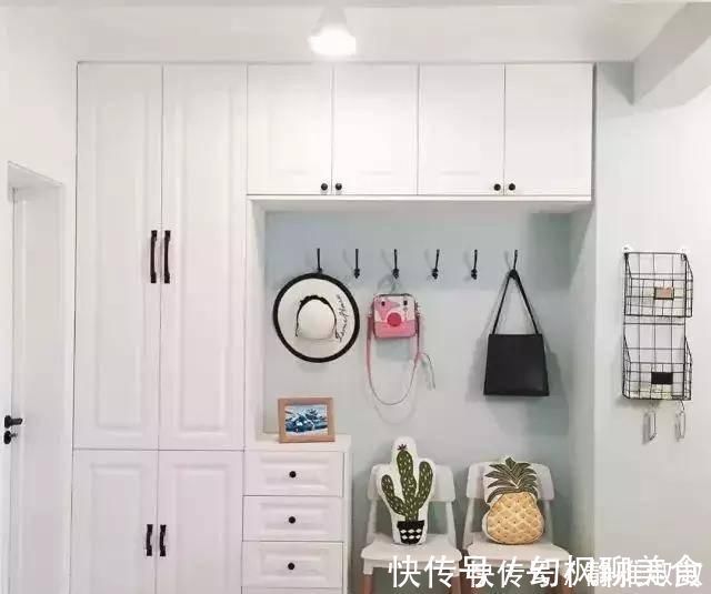 墙面|去朋友家串门,一进门就被鞋柜惊艳到了,真是漂亮又实用