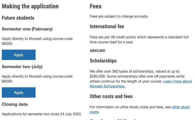 学费|2021年澳洲大学学费公布！最高突破五万刀