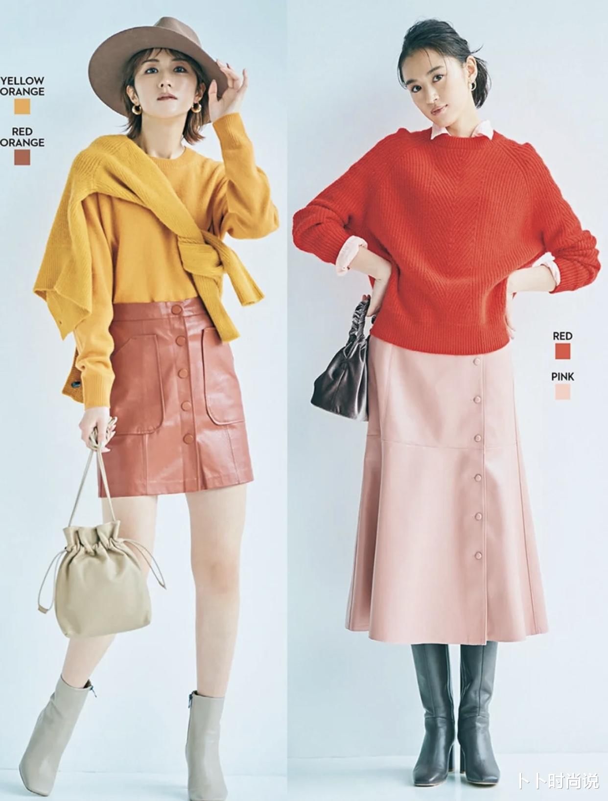 黑黄皮别穿得太暗沉，试试“这些颜色+暖白色”，温柔显白又减龄