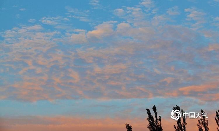 朝霞|小惊喜！北京上空出现粉色朝霞 仿若油画