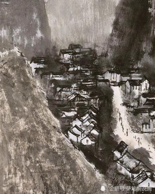 桂林山水$从传统中来,画时代新意,李可染绘《桂林雨景》