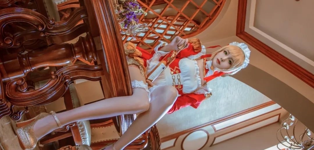 尼禄|cos:尼禄女仆cos正片@怜舟,怎么可以少了我呢