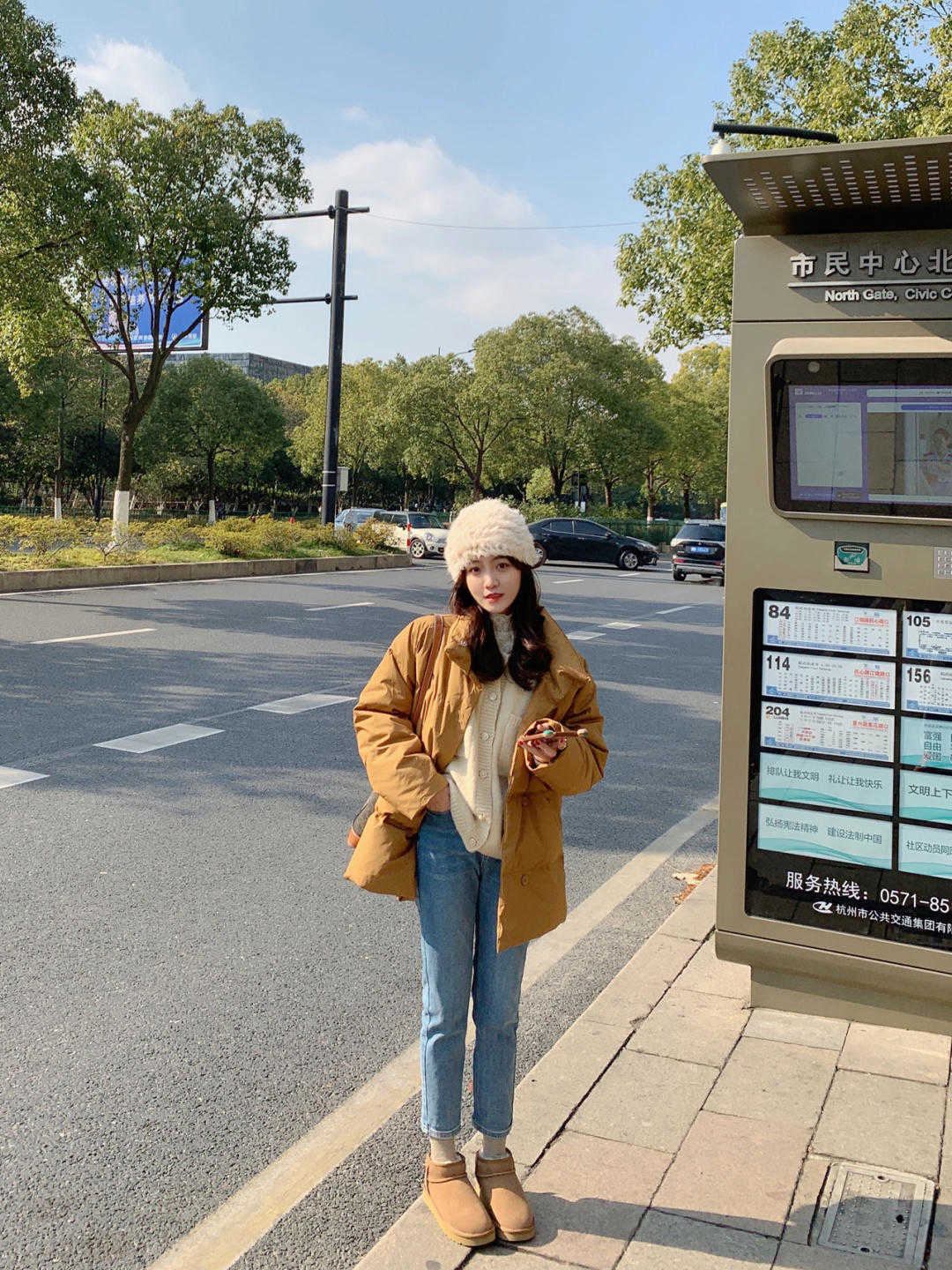 裤子|40+女人保暖重要,秋冬就要选加绒款裤子,时尚保暖同时兼顾