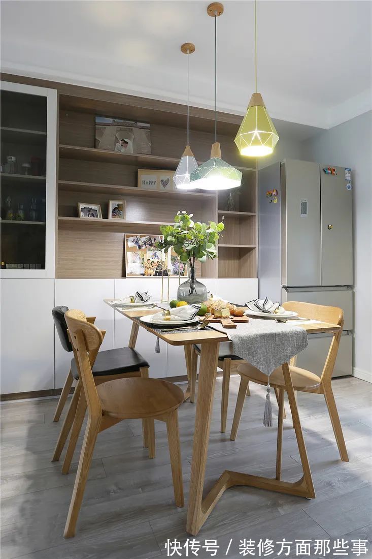 餐厅|16个餐厅边柜实拍图,实用又好看的设计