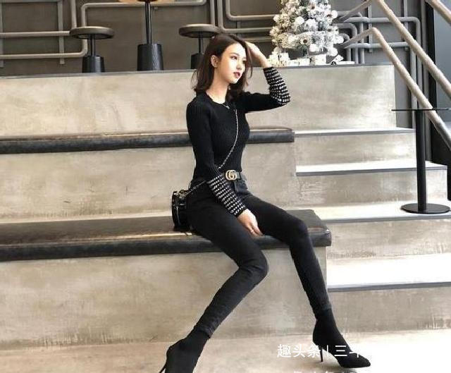 优雅 牛仔裤独特自然展现女神之美，优雅女人味, 干练有气质！