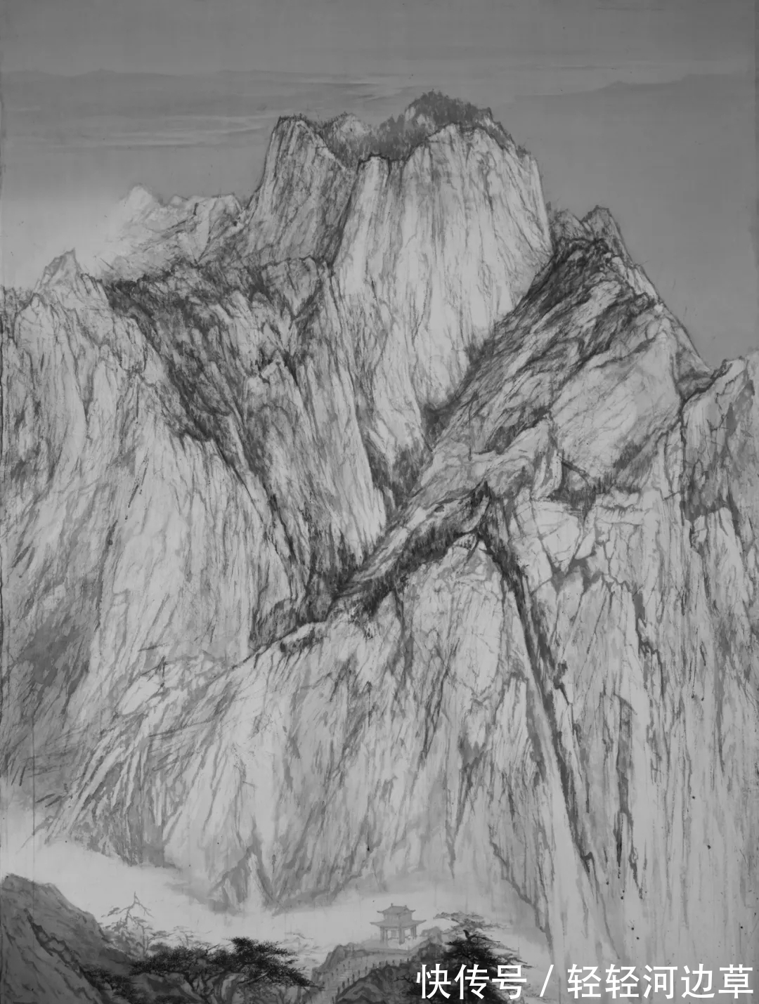 山水画$虚淡明净｜王珊山水画