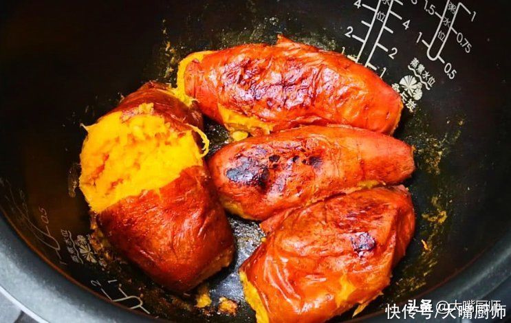 烤箱|在家烤红薯，不要烤炉烤箱，工具家家有，照样香甜软糯，个个流油