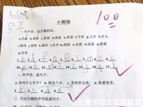 孩子|一年级儿子考了99.5分,回家大哭,妈妈看到扣分题目后忍不住泪目