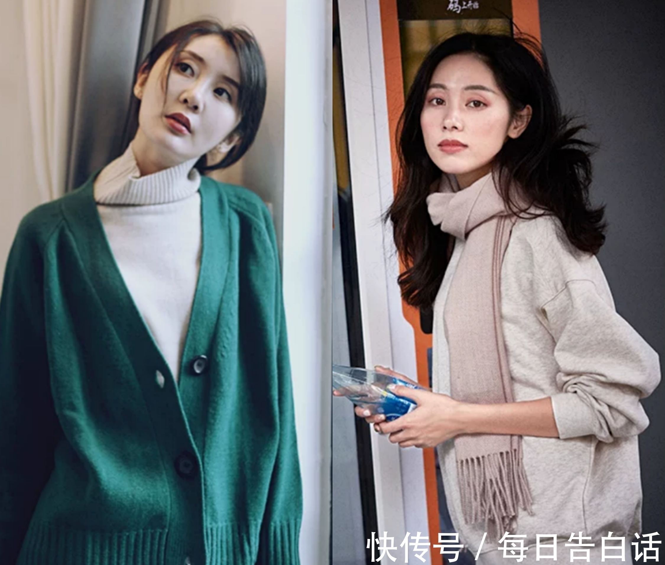 毛衣 女人40会穿很重要,简约通勤风格的秋冬搭配示范,气质又减龄