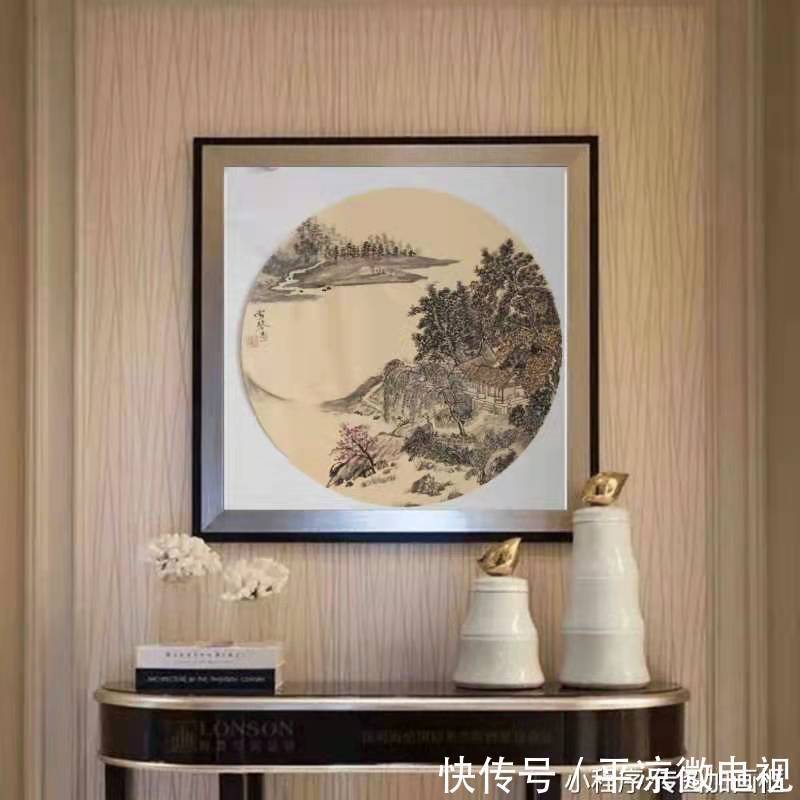 刘雪琴女士山水画深得陈泊清老师手授口传之下进步很快