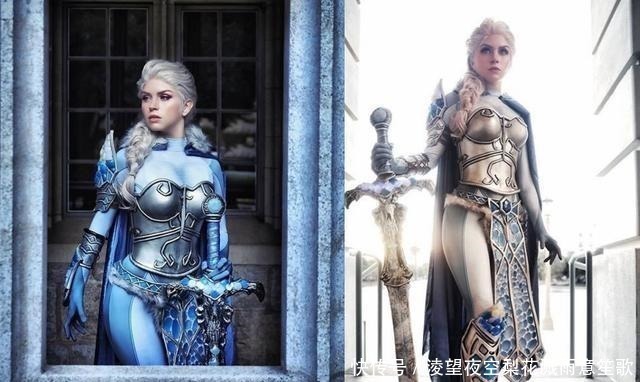 |不同版本的艾莎女王cos明星版惊艳,学生版搞笑,爸爸版挺感人