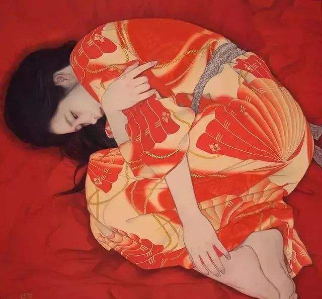 笔下|人称日本最美女画家，竟然这样画美女，极具香艳的极致诱惑