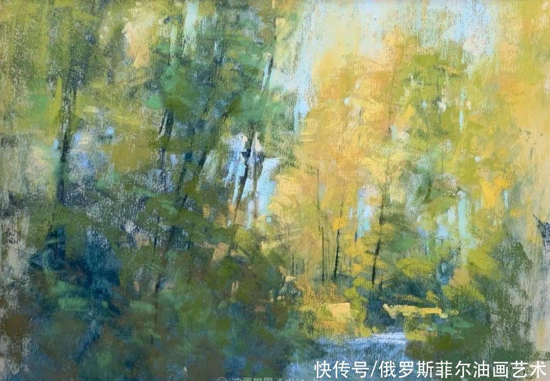 艺术家|美国当代粉彩艺术家贝萨尼·菲尔兹粉彩风景画作品欣赏