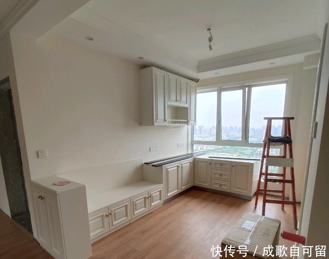 新房|忍不住晒晒新房，餐厅设卡座很实用，把卫生间改衣帽间邻居都羡慕