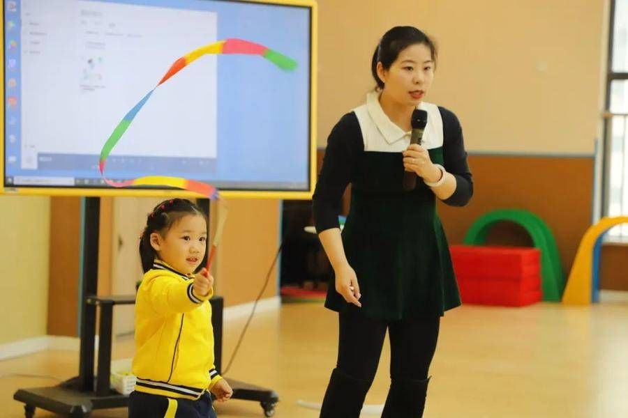 济南市|济南市七里山幼儿园连线临夏三幼开展教学交流活动