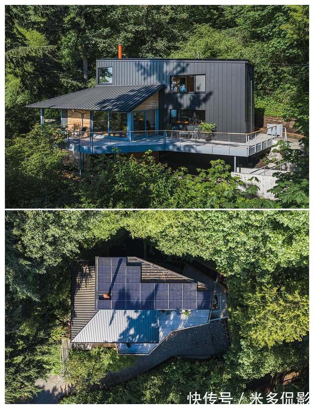 旋转门|深山自建256㎡小别墅,细节设计堪称一绝,进门后我就爱了