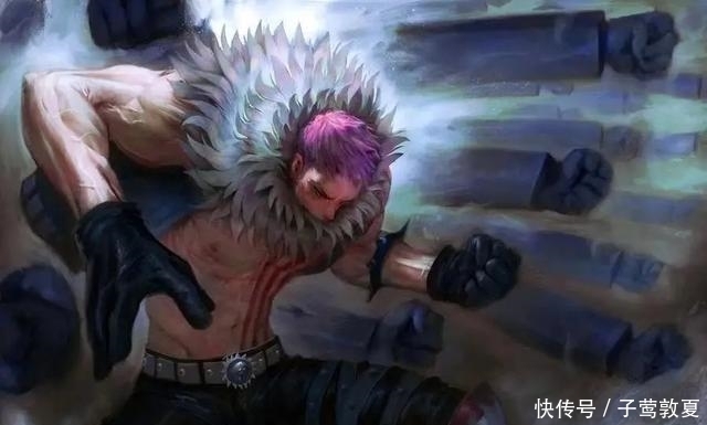 分享|海贼王:卡二壁纸分享,萌版卡二与甜甜圈融合,暗黑版散发霸气