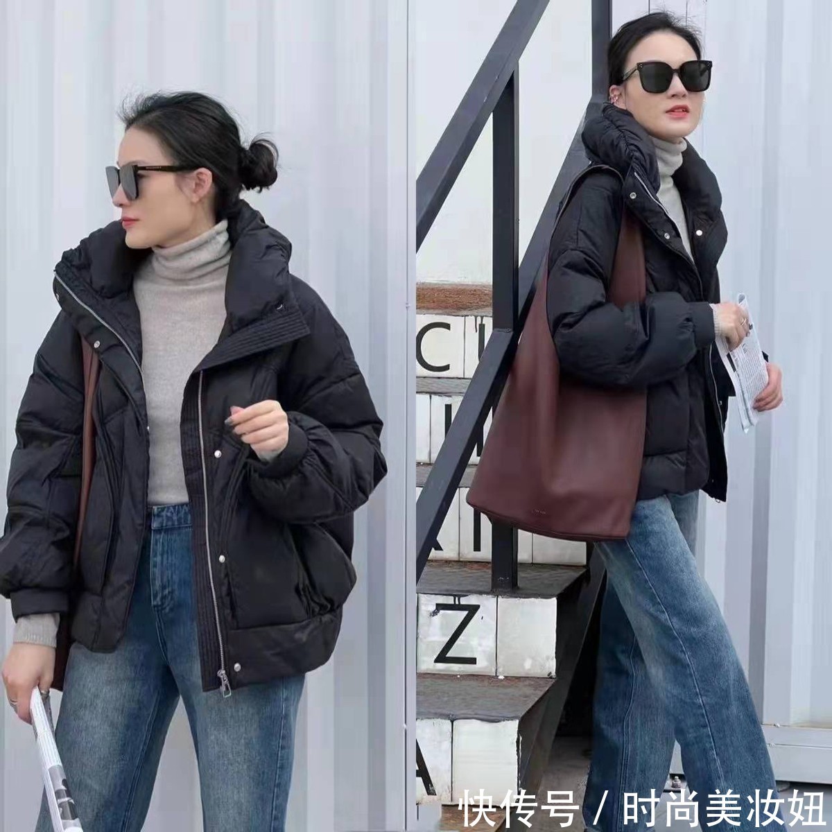 出镜率 冬季怎么穿时髦又保暖?高领打底衫是必备神器,高级又洋气