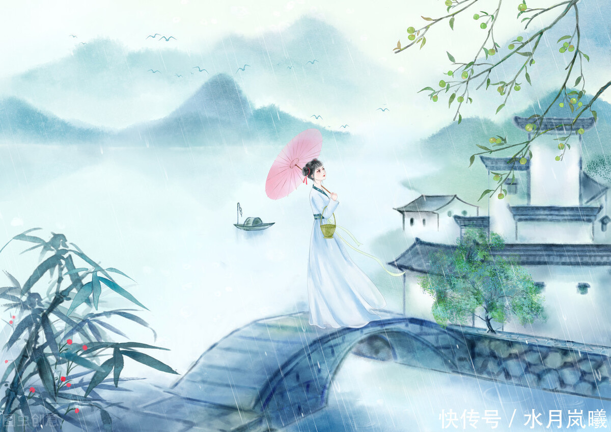 丹青|流年为笔,相思为笺,丹青水墨间,许你一场花开无言