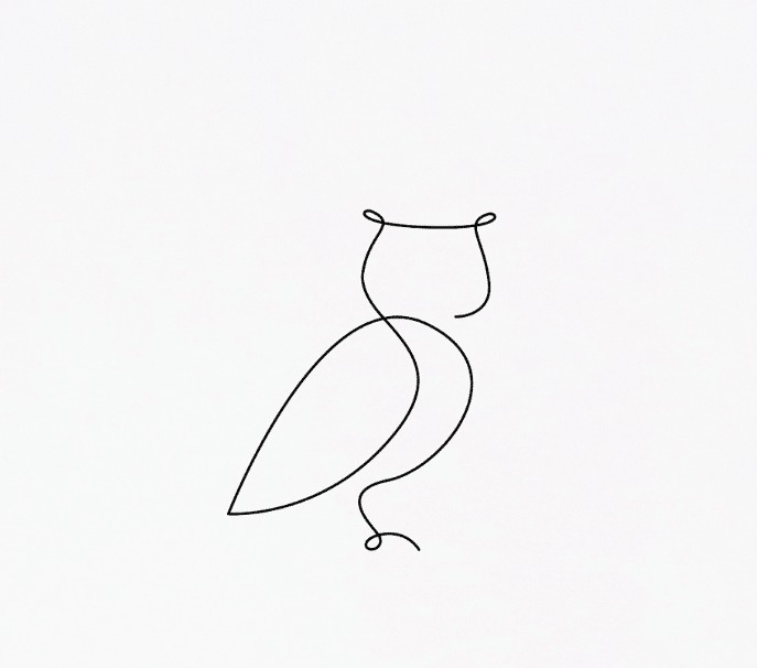 斯特凡妮@不管画什么,他只画一笔,多画一笔都算是输