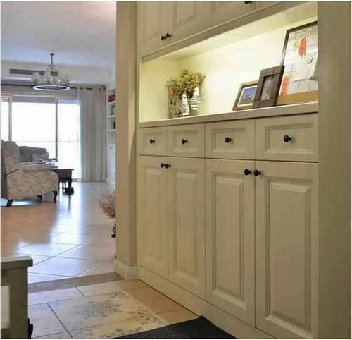 洗衣机柜|第二次装修,老婆疯了一样全屋装30个柜子,没想到入住后太实用了