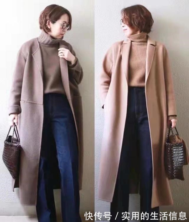 减龄 这位小个子“奶奶”太会穿，大衣穿搭洋气减龄，甩年轻人几条街！