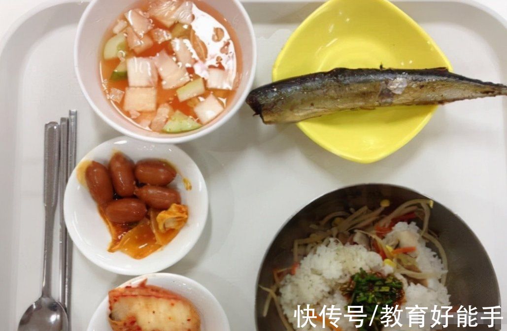 泡菜|在韩留学生晒“食堂饭菜”，清汤寡水难以下咽，网友直呼太可怜了