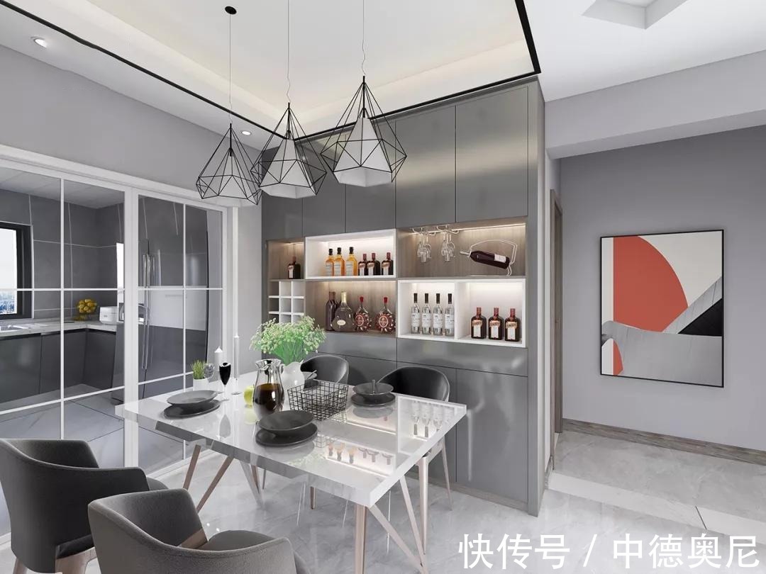 客厅|优雅的灰调空间，优雅、大方、耐看