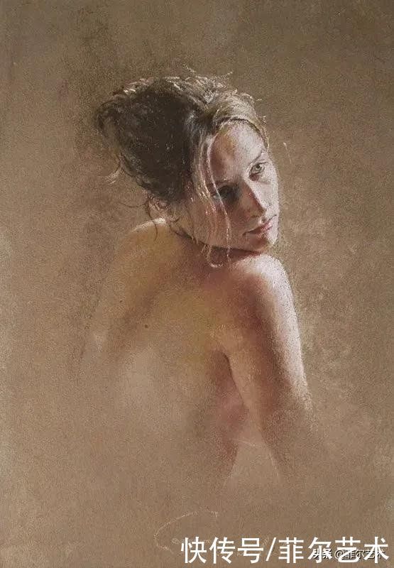 艺术学院$法国女粉彩大师,描绘的女性之美,细腻柔和