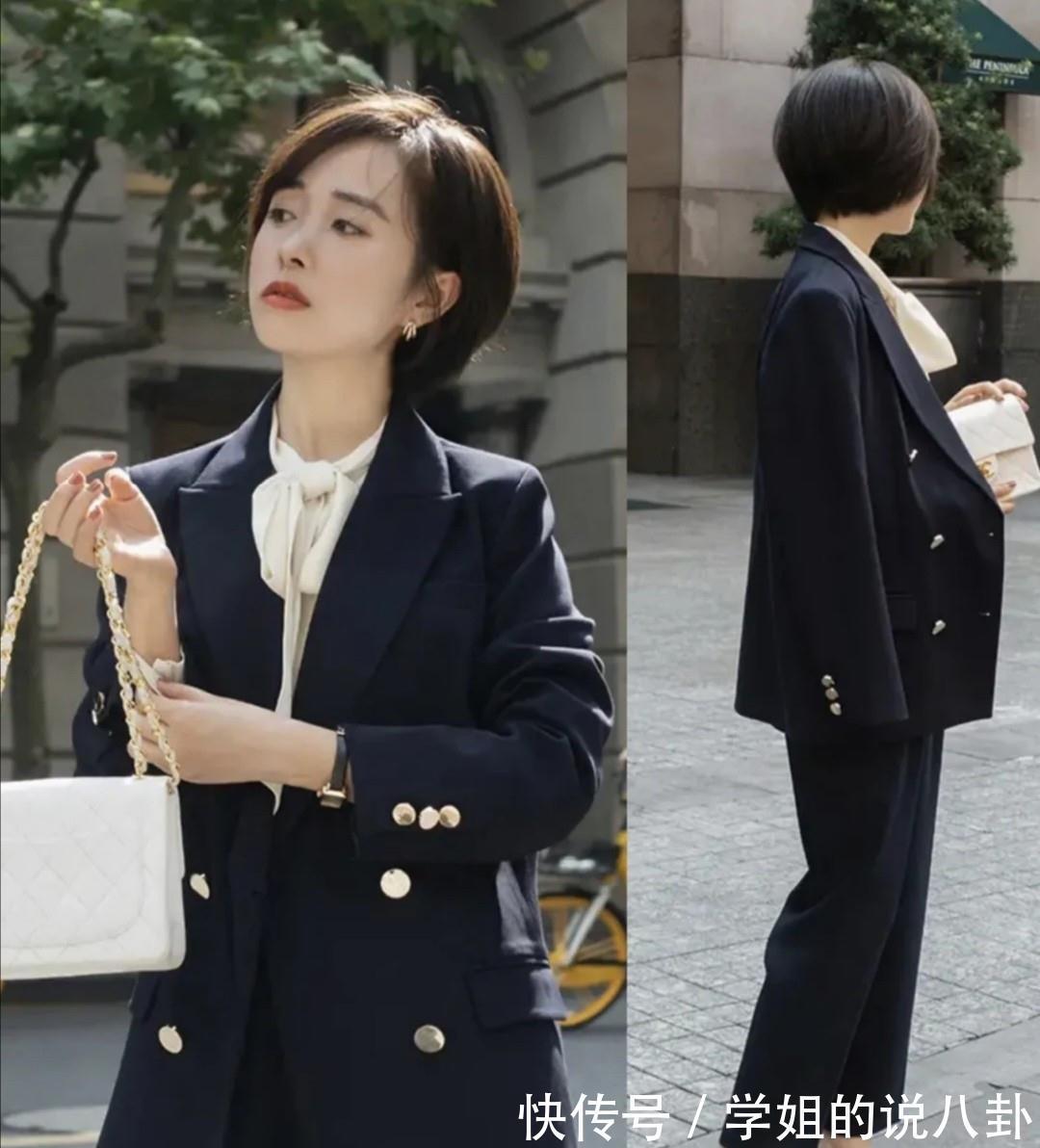 颜色 聪明的女人穿西装,都掌握这3个小技巧!搭配好了高级又显瘦