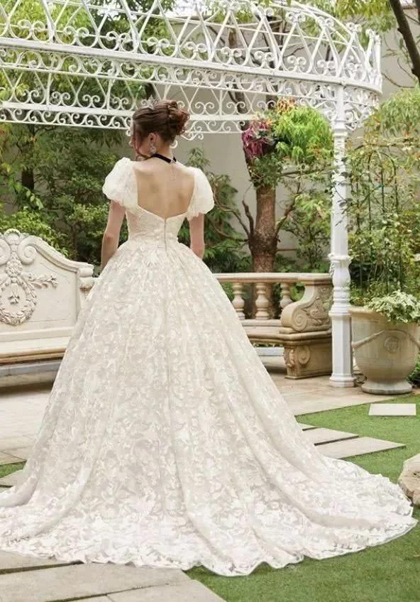 把冰雪奇缘做成婚纱这些迪士尼公主穿的婚纱裙也太好看了