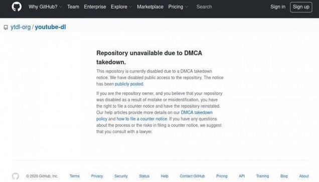 此前|YouTube-dl在GitHub重新上架 此前因遭投诉侵权而被下架