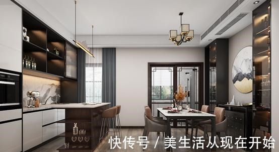 古典|180㎡新中式风,简洁大气的古典文化韵味!