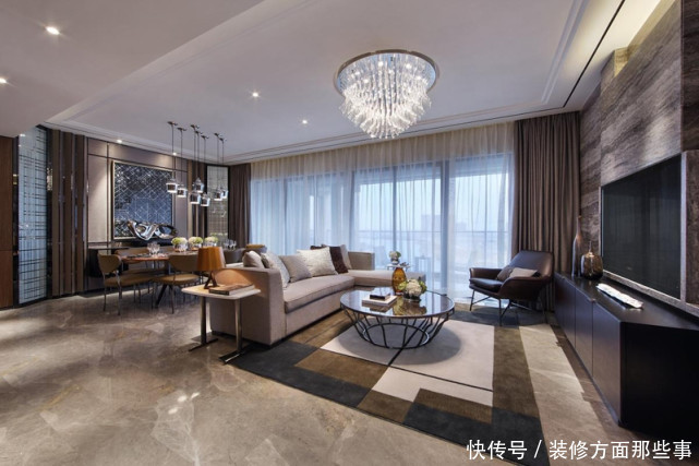 玻璃门|89平美式风二居室,怎么看起来像别墅的效果