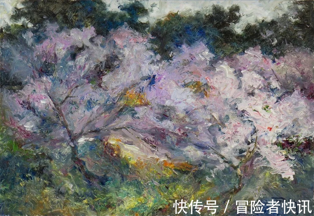 罗约@独特的艺术天赋,对色彩和纹理的戏剧性使用!