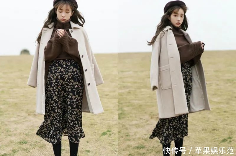 无可救药|秋冬穿大衣+裙子,美得无可救药!