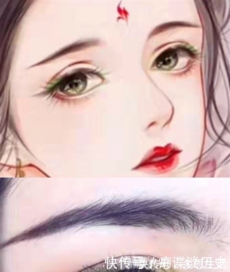 秋月|适合“汉服”的眼妆,秋月妆一般,碧水妆一般,看到粉翼妆:爱了