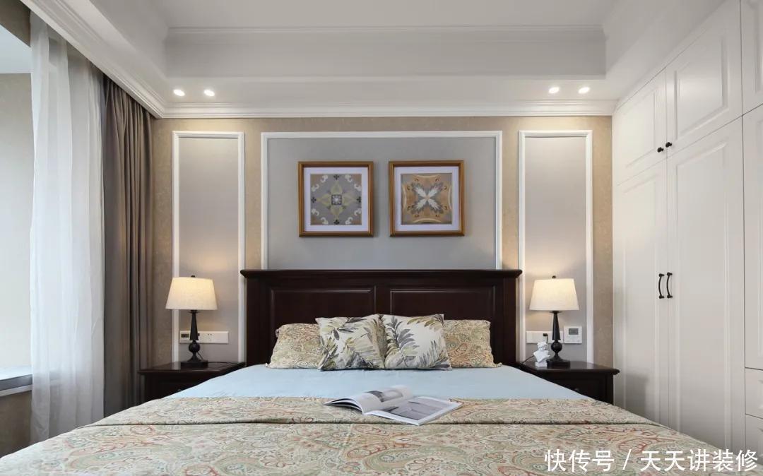 装修|127㎡现代美式风格新房装修，浪漫优雅简洁大方！