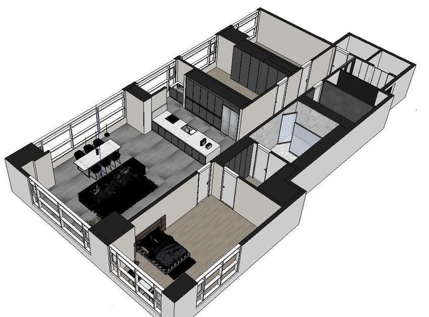 门廊|简约风才是“大室”所趋，179㎡的大平层，打碎了我对别墅的向往