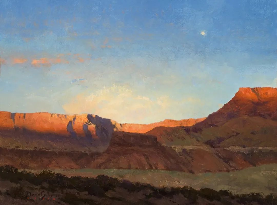 德克萨斯州#大卫·格里芬的风景油画高清图,放大看,更迷人