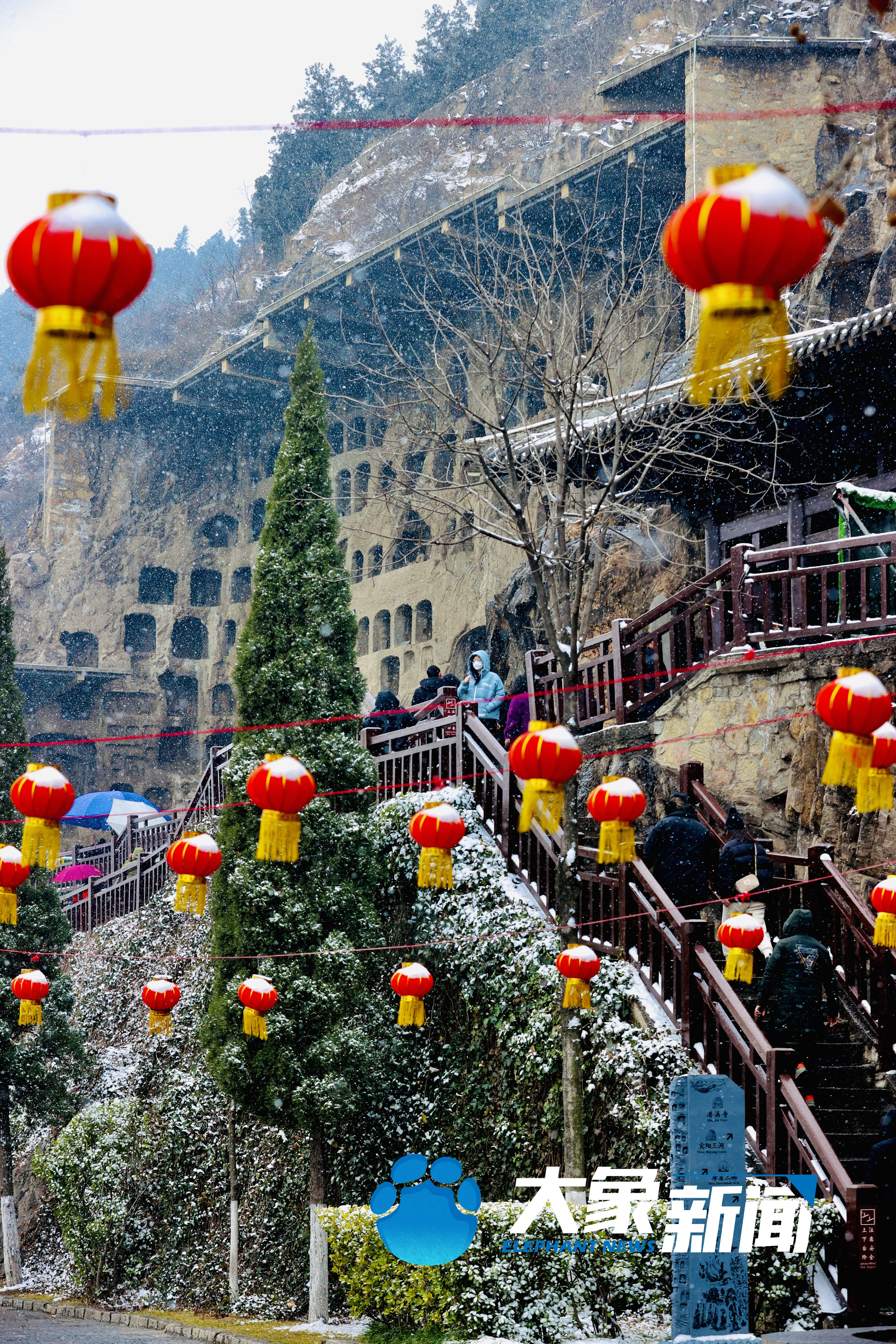 龙门飞雪|图集 | 新闻记者