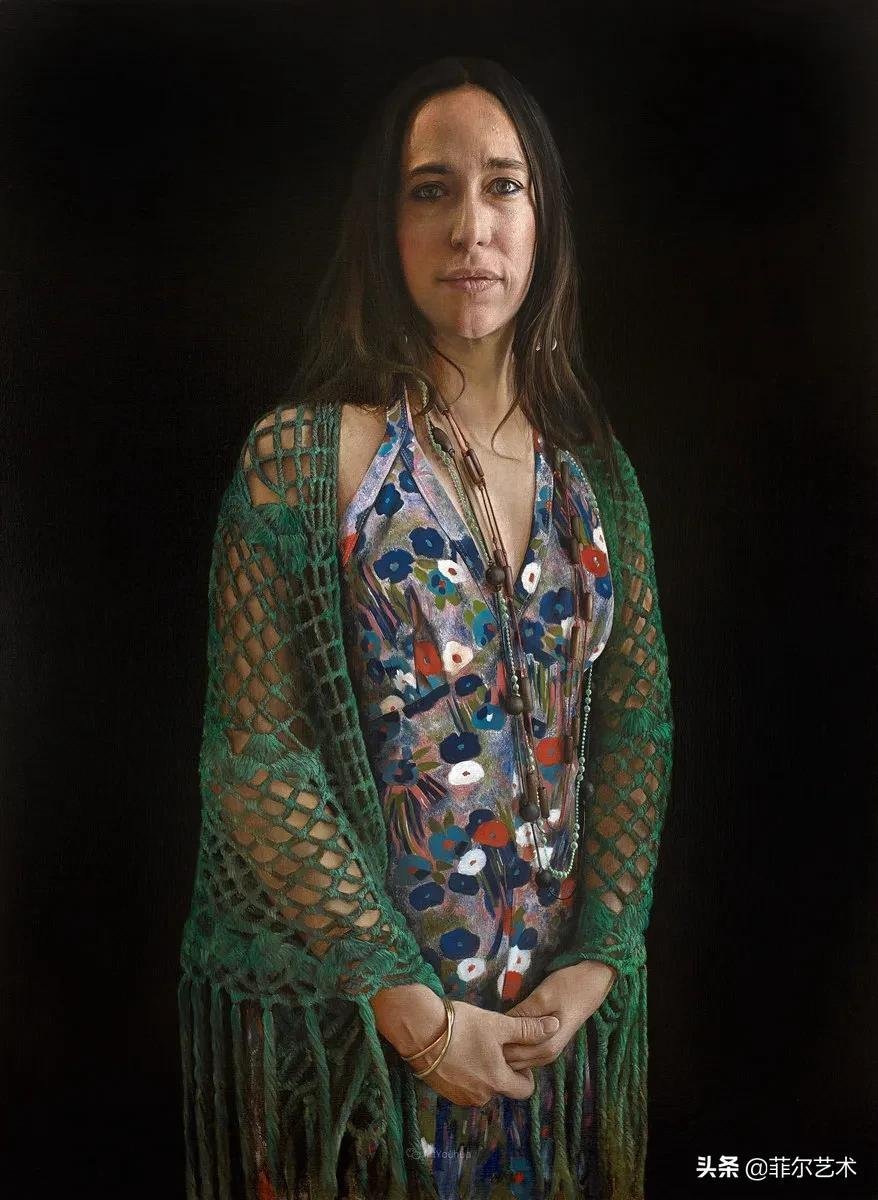 安妮·罗达!法国画家安妮·罗达超高清、超写实人物油画作品欣赏