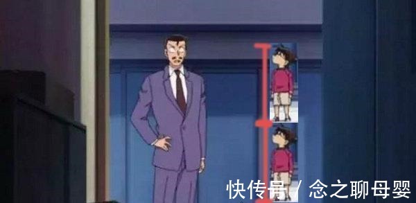 柯南|名柯:谜一样的柯南,大人都是“巨人族”,毛利小五郎身高3米
