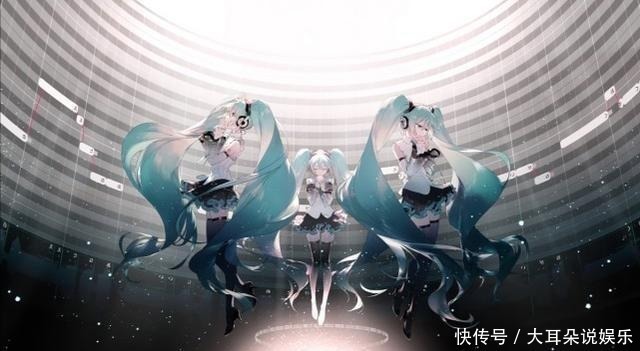 大长腿|画师笔下的初音未来,侧身、背影、三分身都很漂亮