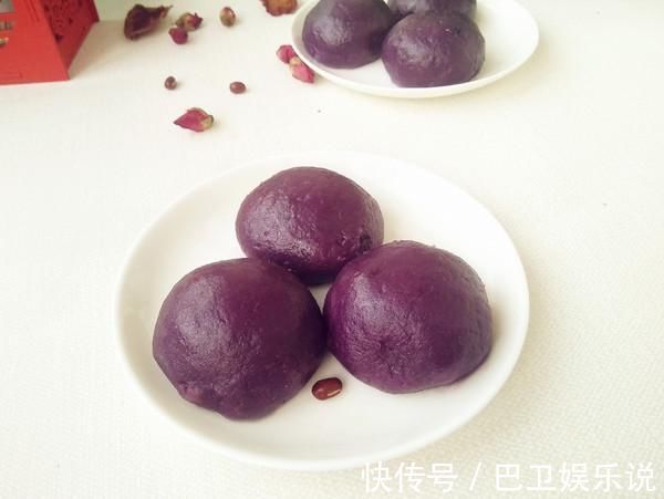 小麦粉|1个紫薯,4勺糯米粉,不用烤箱,不用炸,甜糯松软,比蛋糕好吃