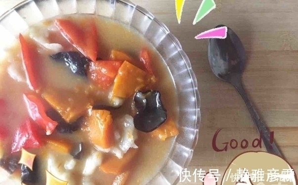 “疙瘩汤”最好吃的做法，加上南瓜面，味道鲜美，好吃到不想停