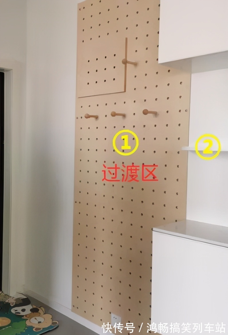 玄关|入户没玄关怎么办？教你贴墙装双面收纳柜，收纳翻倍还有独立玄关