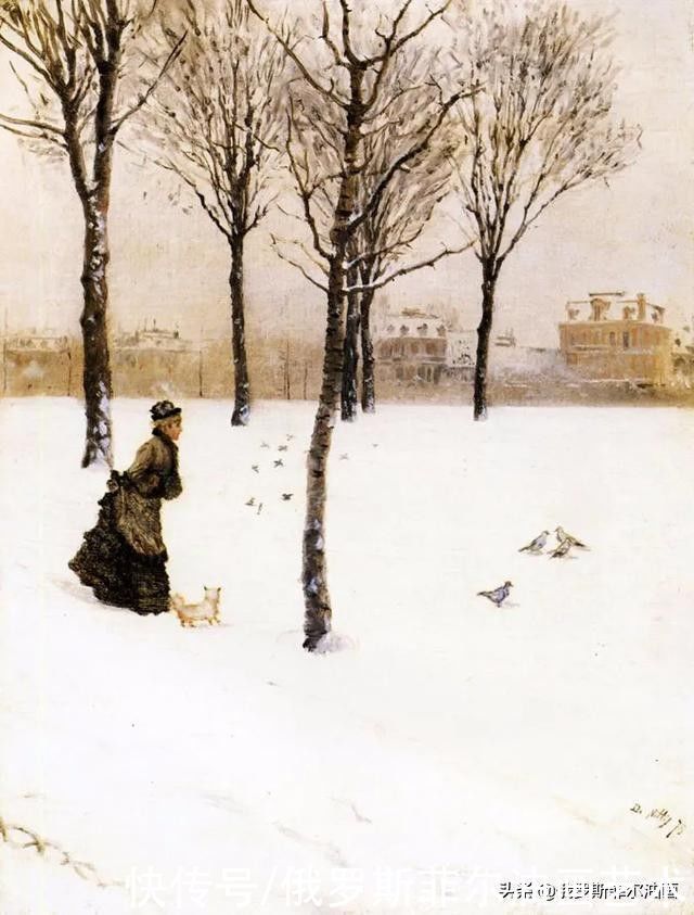 de#意大利大画家德·尼蒂斯的油画作品,莫名的好看,耐看,非常喜欢